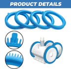 896584000-143 4Packs Replacement Tires with Super Hump Compatible with 2X 4X Pool Cleaners