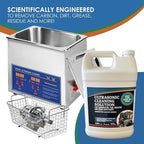 NORTHWEST ENTERPRISES Ultrasonic Cleaner Solution for Carburetors and Engine Parts. Concentrated Washing Compound for use in Ultrasonic Machines and Immersion Washers - Automotive Fluid (1 Gallon)
