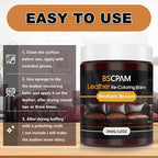 Medium Brown Leather Recoloring Balm, 12oz Leather Color Restorer for Couches, Leather Repair Kit for Furniture, Leather Dye for Leather Fade, Leather Repair Restore car seat
