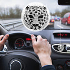 Bling Leopard Air Vent Clips, Crystal Leopard Car Air Fresheners Vent Clips Car Diffuser Vent Clip Rhinestone Decoration Interior Decor Bling Accessories for Women (Silver)