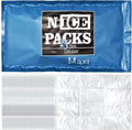Nice Packs Reusable Dry Ice Packs for Shipping Frozen Food, Coolers, Lunch Boxes - Flexible and Long Lasting (25 Large Sheets)