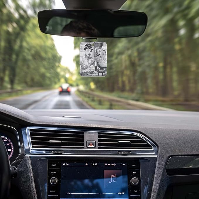 Road Rage Air Freshener - Pina Coloada Scent - Audrey & Marilyn Tattoo