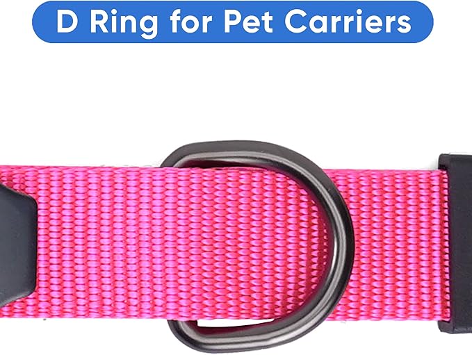 Pawtitas Dog Seat Belt | Pet Safety Seat Belt with Adjustable Strap for Small to Large Dogs | Exceeds Dog Safety Standards | Keep Your Dog Secure in The Car - Pink Car Seat Belt for Dogs