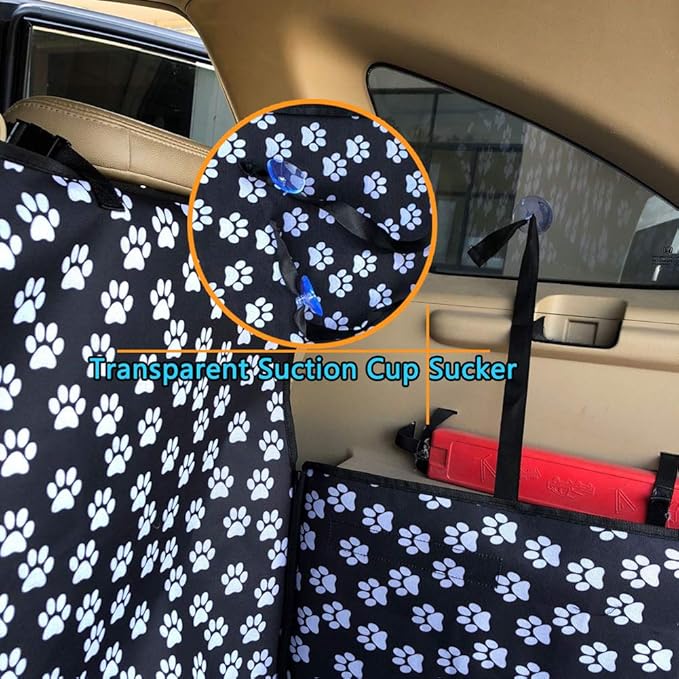 HelloTree Pet Dog Trunk Cargo Liner - Oxford Car SUV Seat Cover - Waterproof Floor Mat for Dogs Cats - Washable Dog Accessories