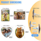 Personalized Car Air Vent Clip Pack of 2 with Your Photo and Text,Custom Different Scents Car Air Vent Clip,Interior Decoration,Decorative Accessories