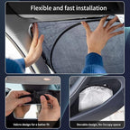 INSAUTO for Toyota Tundra Car Sun Shade Windshield for Tundra 2006 2005 2004 Window Sunshade Fit Toyota Matrix 2003-2013 Foldable Sun Visor Protector 210T Shades Block UV Ray Pickup Truck Accessories