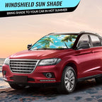 Windshield Sun Shade - Car Windshield Sun Shade for UV Protection Heat Reduction 2025 Sun Visor for Car Interior (55"x31.5")