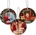 Custom Air Fresheners with Picture - Personalized Double Sided Photo Air Freshener for Car - Customized Face Air Freshener - Custom Birthday Gift - Personalized Christmas Ornament gifts for Her Him