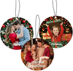 Custom Air Fresheners with Picture - Personalized Double Sided Photo Air Freshener for Car - Customized Face Air Freshener - Custom Birthday Gift - Personalized Christmas Ornament gifts for Her Him