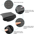 SXCY for 2025 2026 Honda Passport Armrest Cover Pad for 2024-2026 Honda Passport/Pilot Accessories 2024 2025 2026 Passport Center Console Cover w/Soft Cotton Cushion (Added-Pad w/Side Pockets)