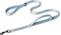 Amazon Basics Reflective Dog Leash with Dual-Padded Handles and D Ring, 6ft