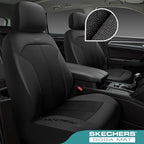 Skechers Car Seat Covers,GOGA Mat Oxford Cloth Seat Covers,Waterproof Car Seat Covers Full Sets,Automotive Universal Fit Seat Cover for Most Cars, Suvs, Trucks,Black