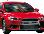Dragonfly Car Windshield Sunshade Front Window Sun Visor Protector Foldable Shield Cover for Truck SUV