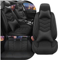 CTDS Car Seat Covers for Chevy Equinox 2005-2026, Stylish Sport Seat Cover, Premium Nappa Leather Car Seat Cover. Automobile Seat Covers Sets.(Luxury 5 Seats/Pure Black)