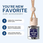 C&E Craft Co Hanging Car Air Freshener Diffuser 2 Pack, Long Lasting Fragrance Oil Car Freshener, Glass Bottle Auto Air Freshener, Made in USA (Sugar Cookie)