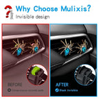 2 Pack Spiders Car Vent Clips Air Freshener Rhinestones Bling Aesthetic Car Vent Accessories Dash Blue Cool Goth Car Accessories