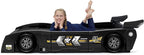 Delta Children Grand Prix Race Car Toddler and Twin Bed, Black