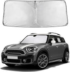 EcoNour Windshield Sunshade Compatible for Mini Country Man Cooper F60 2017-2024 2025 2026, Sun Visor for Front Windshield & Window Sun Shade Cover, UV Heat Blocker & Protector, Car Accessories