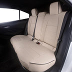 HKZ Fit RAV4 Car Seat Cover Set for 2013 2014 2015 2016 2017 2018 Toyota RAV4 Limited XLE SE Platinum Adventure-Leather(Beige)