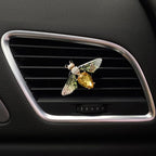 Bee Butterfly Dragonfly Car Aromatherapy Diffusers - 3 Pcs Green Vent Clip Car Decoration & Interior Decor Accessories