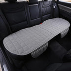 Suninbox Linen Back Car Seat Covers,Rear Car Seat Covers,Cloth Bottom Car Back Seat Cushion,Automotive Seat Protector Breathable Ventilated Gray