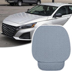 2PCS Car Seat Cushion Covers, Car Seat Cover Pad Front Bottom Protector Mat with Storage Pocket, Breathable Comfortable Auto Front Cushion Pad Mat for Most Vehicle and Office Accessories（Gray）