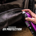 Slick Products Shine & Protectant Spray 17.35 FL OZ. - High Gloss Clear Coating Renew Vinyl, Plastic, Rubber, Trim, Tire, Car, Truck, Motorcycle, Dirt Bike (12-Pack)