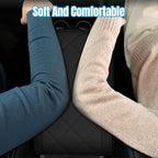 Hovom Car Center Console Armrest Pillow, 12.6"×7.87"×1.97" Leather Arm Rest Cover for Cars, Soft Comfortable Auto Armrest Cushion Pad, Vehicle Middle Console Cover, Car Accessories (Black)