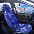 Car Seat Covers 1 Pack Waterproof Towel Car Seat Cover Universal Fit for Most Trucks SUV Fitness Athletes Pets Gym and Water Sport,Conch Shells Starfish