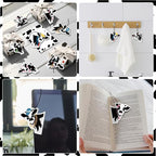 7 Pcs Cow Print Car Air Fresheners for Women – Cute Hanging Car Accessories for Rear View Mirror, Car Interior Decorations with Assorted Scents, Long-Lasting Automotive Accessories for SUVs, Trucks