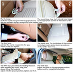 Suninbox Car Seat Covers,Cloth Cars Seat Covers,Universal Fabric Car Seat Covers,Front Seats Only Air Bag Compatible,Cooling Car Seat Protector,Buckwheat Hull Breathable Comfortable Ventilated,Black