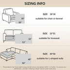 gogobunny 100% Double Sided Waterproof Dog Blanket Soft Pet Bed Cover Reversible Protect Furniture Couch Sofa Car for Puppy Large Dog Cat (Dark Charcoal/Light Charcoal, 40x50 Inch (Pack of 1))
