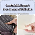 2026 Enhanced Car Center Console Armrest Cushion with USB& Type-C Charging, PU Leather Console Pad with Cup Holders, Storage& Tissue Outlet for Most Vehicles (Sloped Version, Light Beige)