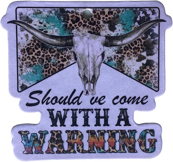 Warning Air Freshener Car Scent By Scent South