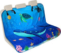 Waterproof Sweating Car Seat Cover for Post Gym Workout, Running, Swimming, Beach and Hiking, Universal Fit Non-Slip Bucket Seat Protector for Cars SUV Trucks, Machine Washable (Bench Ocean)