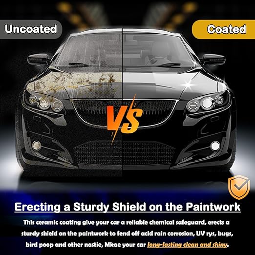 Quick Effect Coating Agent, Ceramic Coating Spray for Car Wax Polish Paint Scratch Repair Spray, Automotive Gloss & Shine Stuff Detailing Supplies, Adds Extreme Gloss, Depth, Shine & Protection-120ml
