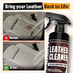 Car Leather Cleaner and Conditioner - pH Neutral, Non-Toxic & Non-Greasy - Gently Cleans, Restores and Protects Leather Seats and Interior - Safe for Leather Furniture, Couch & Sofa - 36 fl. Oz. Kit