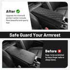 Autorder Center Console Cover for 2025-2026 Toyota Camry Accessories Armrest Cushion Cover Nappa Leather Middle Console Covers Camry Console Cushion Pad Anti-Scratch