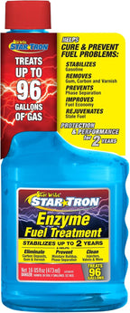 Star Tron Enzyme Fuel Treatment - Small Engine Formula – Gas Additive Rejuvenates & Stabilizes Old Gasoline - Cures & Prevents Ethanol Problems