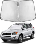 EcoNour Windshield Sunshade Compatible for Toyota RAV4 2006-2010 2011 2012, Sun Visor for Front Windshield & Window Sun Shade Cover, UV Heat Blocker & Protector, Car Accessories