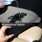 Back Seat Cover Waterpoof Rear Bench Towel Seat Cover for Gym Swimming Surfing Running, Non-Slip Rear Seat Protector Universal Fits Most Auto Truck Van and SUV (Bench Black)