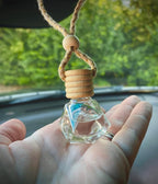 Hanging Fragrance Diffuser (Rose Petals) | HANDMADE | Cute Car Accessory | Long-Lasting Scent | Air Deodorizer, Freshener