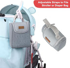 Accmor Breastmilk Cooler Bag, Insulated Baby Bottle Cooler Tote Bags for Nursing Mom Daycare, Portable Breast Milk Cooler Bag for Travel