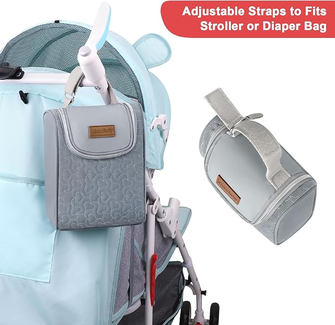Accmor Breastmilk Cooler Bag, Insulated Baby Bottle Cooler Tote Bags for Nursing Mom Daycare, Portable Breast Milk Cooler Bag for Travel