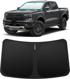 INSAUTO Custom Fit Windshield Sun Shade Accessories for Ford Ranger 2019-2026, Foldable Front Window Sunshade, UV & Heat Reflector, Keeps Interior Cool, Includes Storage Bag
