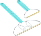 MAX & Pro LINTPLUS Pet Hair Remover Bundle-2-in-1 Adjustable & Fixed Handle Duo, Large + Compact Tools for Carpets, Furniture, Cars, and Tight Spaces