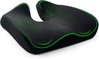Premium Seat Cushion - Pressure Relief Cushion for Office Chair, Car, Wheelchair | Cool Gel Memory Foam for Tailbone Pain Relief | Multi-Purpose Comfort