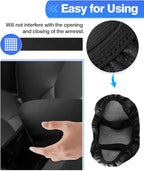 Autorder Center Console Cover for Toyota Corolla Cross 2022-2025 2026 Accessories Armrest Cover Anti-Scratch Middle Console Pad Leather Armrest Protector