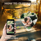 Custom Air Fresheners with Picture, Personalized Air Freshener for Cars, Customized Photo Gift with Scents for Family and Lovers