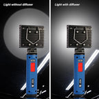 NextLED NT-V3505 Rechargeable Ceramic Coating Light, 1000 LM, CRI 95+, w/Detachable Light Diffuser, for Auto Detailing, Optimal Ceramic Car Coating, Paint correction Kit, Color Matching Tool